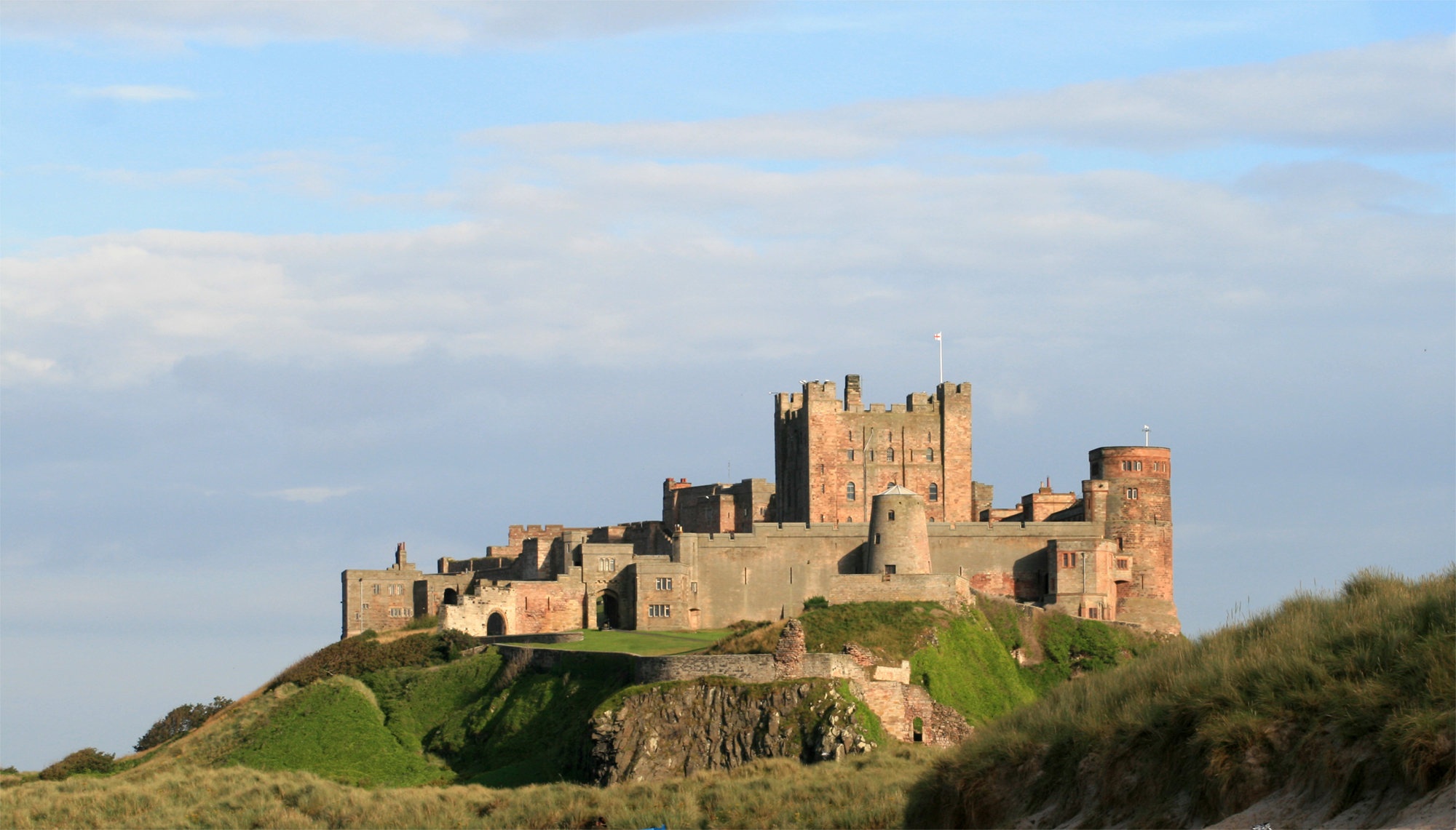 Bamburgh Castle from North