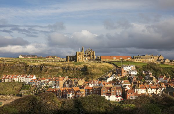 Sunset on East Cliff, Whitby, North Yorkshire