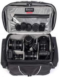 Tamrac shoulder bag image, open